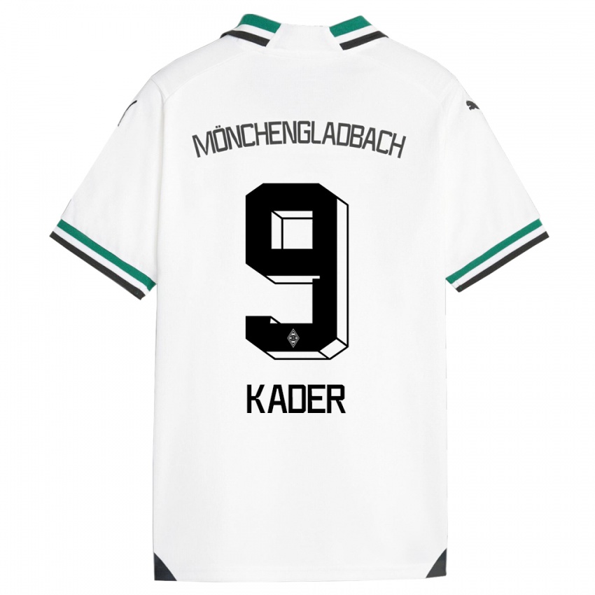 Hombre Camiseta Cagatay Kader #9 Blanco Verde 1ª Equipación 2023/24 La Camisa Perú