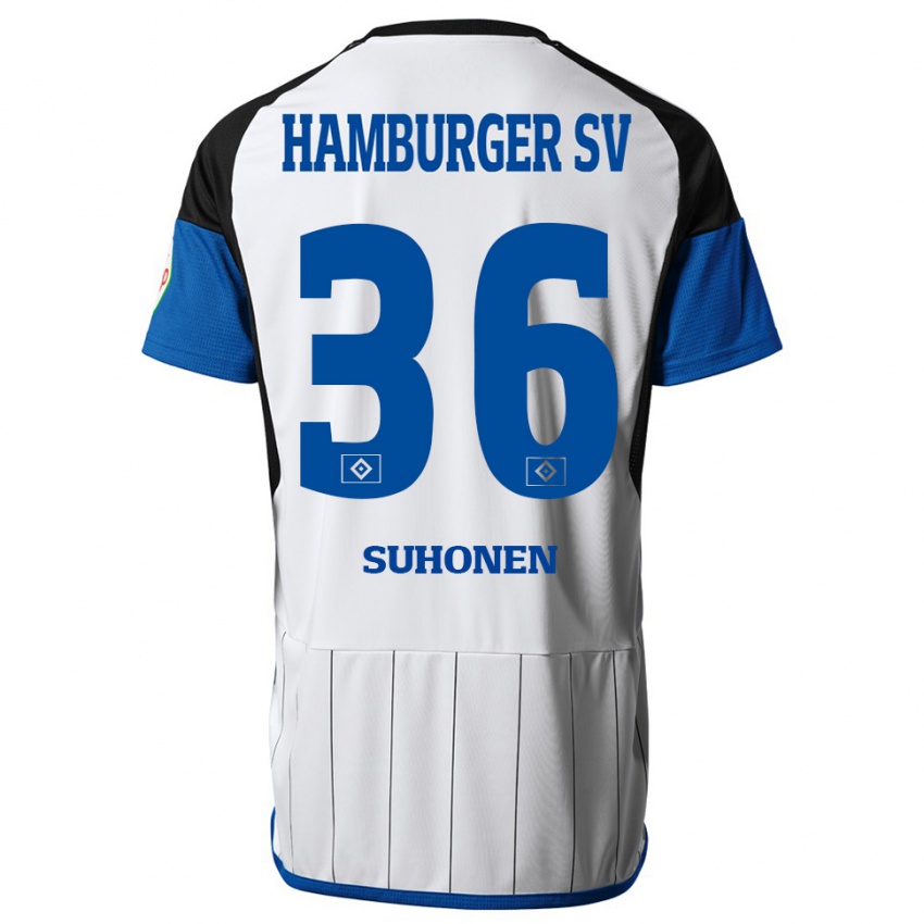 Hombre Camiseta Anssi Suhonen #36 Blanco 1ª Equipación 2023/24 La Camisa Perú