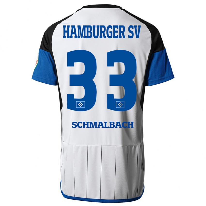 Hombre Camiseta Sebastian Schmalbach #33 Blanco 1ª Equipación 2023/24 La Camisa Perú