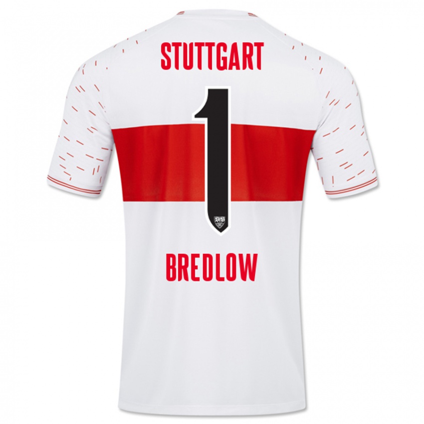 Hombre Camiseta Fabian Bredlow #1 Blanco 1ª Equipación 2023/24 La Camisa Perú