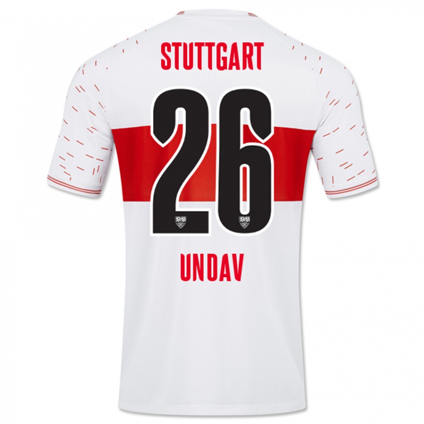 Hombre Camiseta Deniz Undav #26 Blanco 1ª Equipación 2023/24 La Camisa Perú