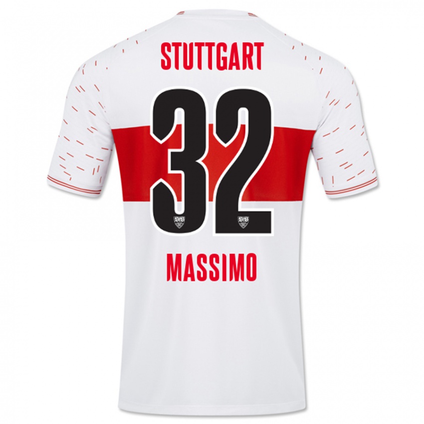 Hombre Camiseta Roberto Massimo #32 Blanco 1ª Equipación 2023/24 La Camisa Perú