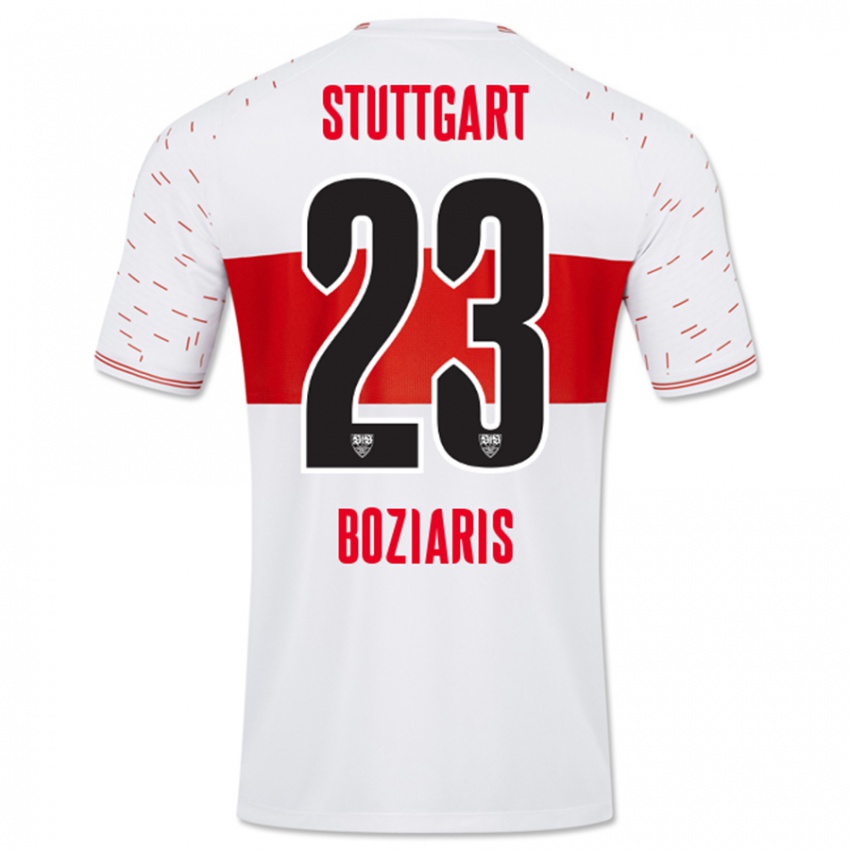 Hombre Camiseta Giannis Boziaris #23 Blanco 1ª Equipación 2023/24 La Camisa Perú