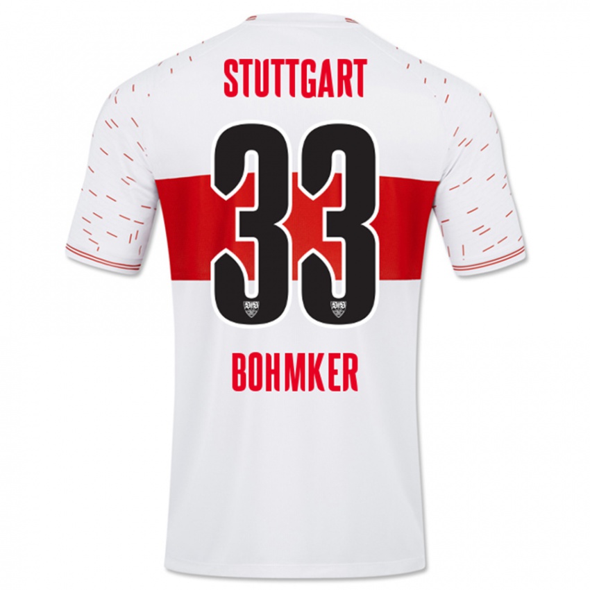 Hombre Camiseta Finn Böhmker #33 Blanco 1ª Equipación 2023/24 La Camisa Perú