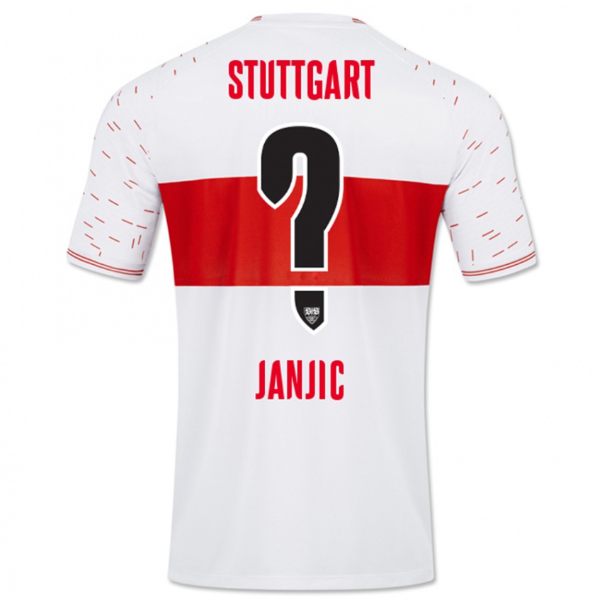 Hombre Camiseta Antonijo Janjic #0 Blanco 1ª Equipación 2023/24 La Camisa Perú