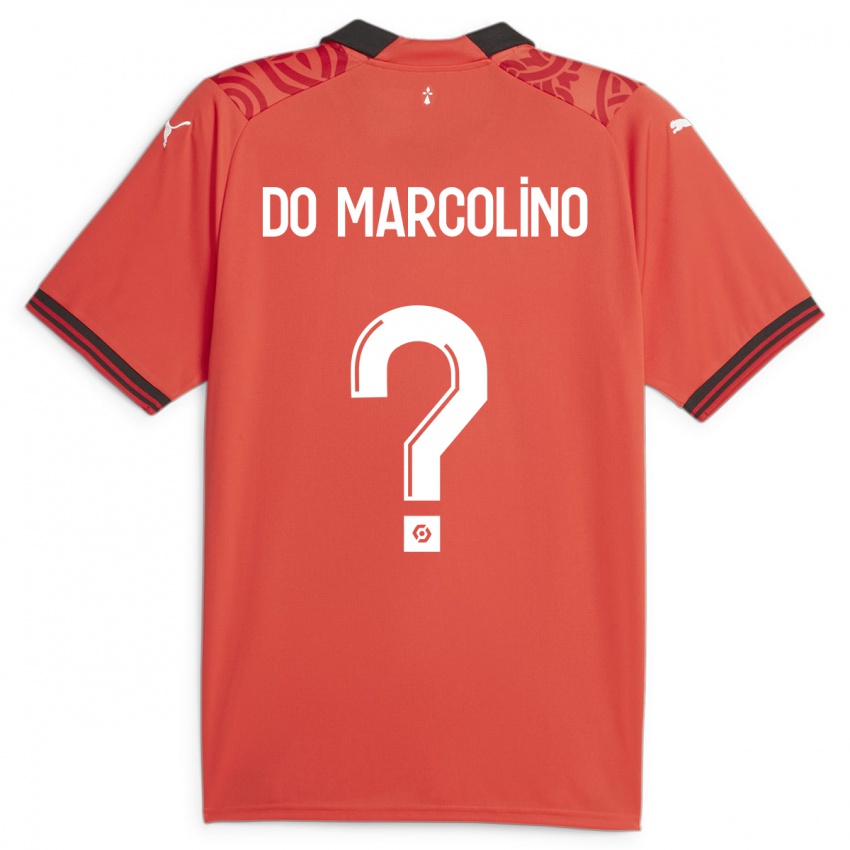 Hombre Camiseta Arsène Do Marcolino #0 Rojo 1ª Equipación 2023/24 La Camisa Perú