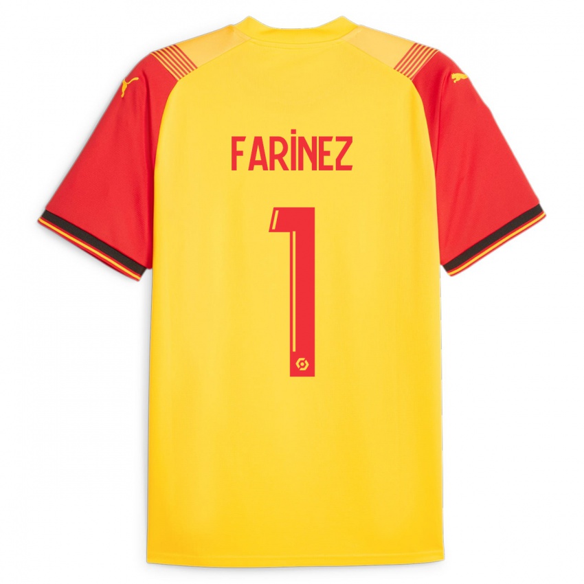 Hombre Camiseta Wuilker Fariñez #1 Amarillo 1ª Equipación 2023/24 La Camisa Perú