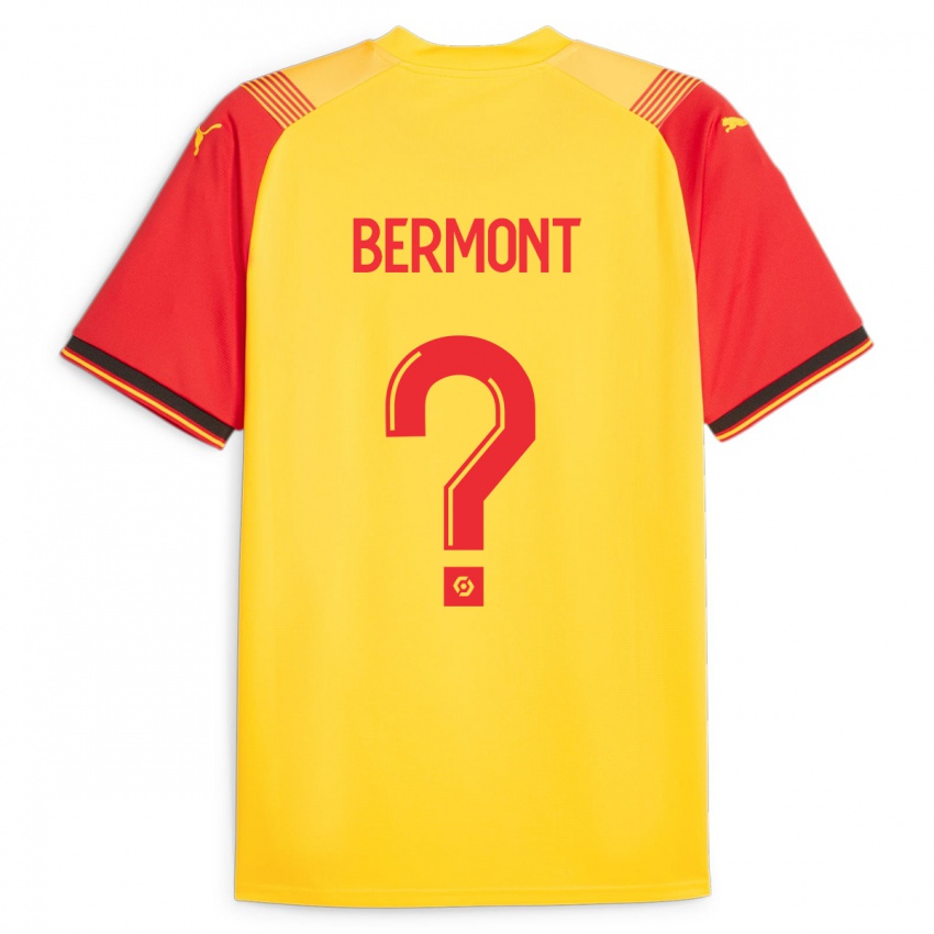 Hombre Camiseta Anthony Bermont #0 Amarillo 1ª Equipación 2023/24 La Camisa Perú