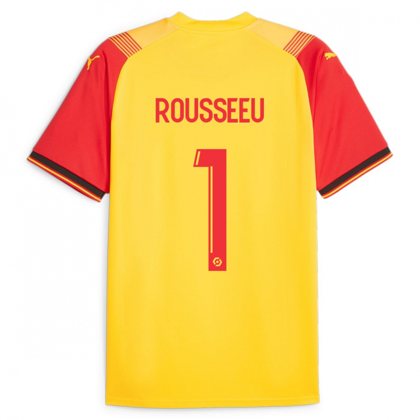 Hombre Camiseta Justine Rousseeu #1 Amarillo 1ª Equipación 2023/24 La Camisa Perú