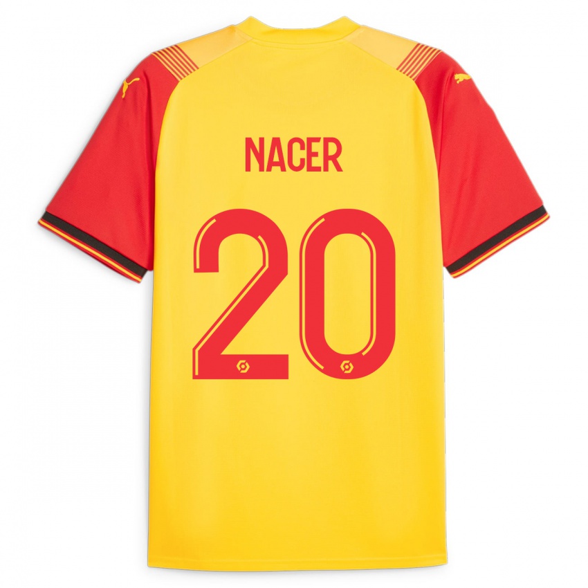 Hombre Camiseta Myriem Nacer #20 Amarillo 1ª Equipación 2023/24 La Camisa Perú