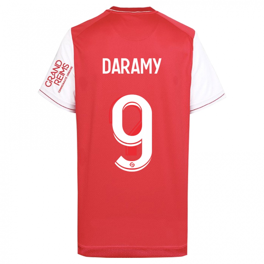 Hombre Camiseta Mohamed Daramy #9 Rojo 1ª Equipación 2023/24 La Camisa Perú
