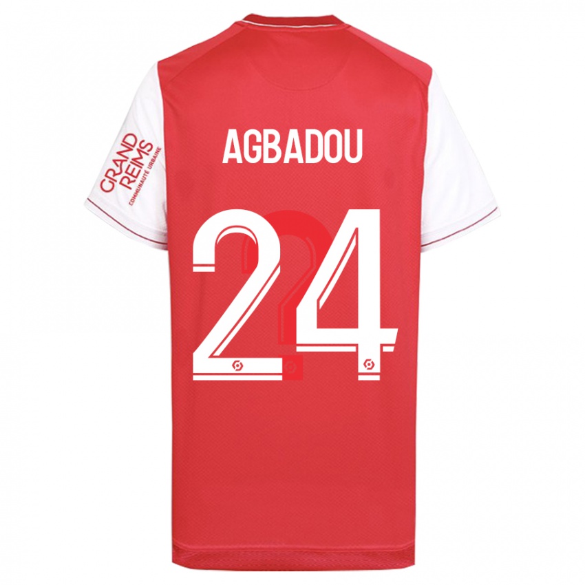 Hombre Camiseta Emmanuel Agbadou #24 Rojo 1ª Equipación 2023/24 La Camisa Perú