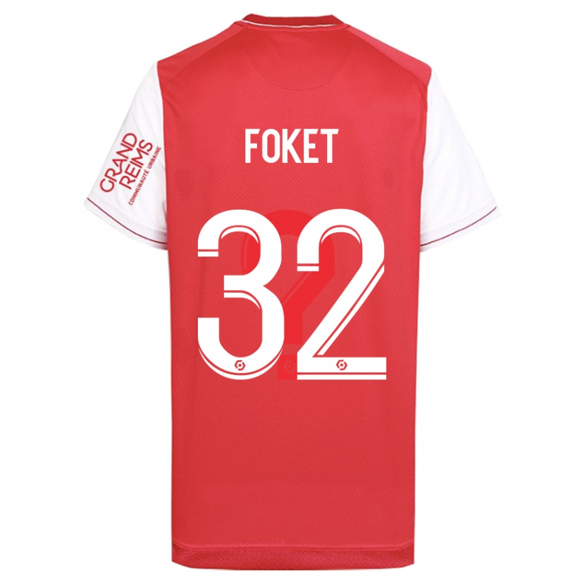 Hombre Camiseta Thomas Foket #32 Rojo 1ª Equipación 2023/24 La Camisa Perú