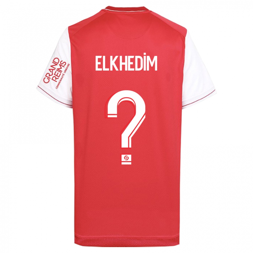 Hombre Camiseta Abdenoor Elkhedim #0 Rojo 1ª Equipación 2023/24 La Camisa Perú
