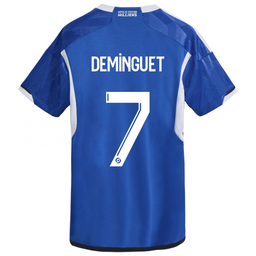 Hombre Camiseta Jessy Deminguet #7 Azul 1ª Equipación 2023/24 La Camisa Perú