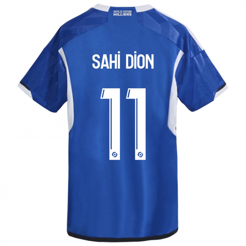 Hombre Camiseta Moïse Sahi Dion #11 Azul 1ª Equipación 2023/24 La Camisa Perú