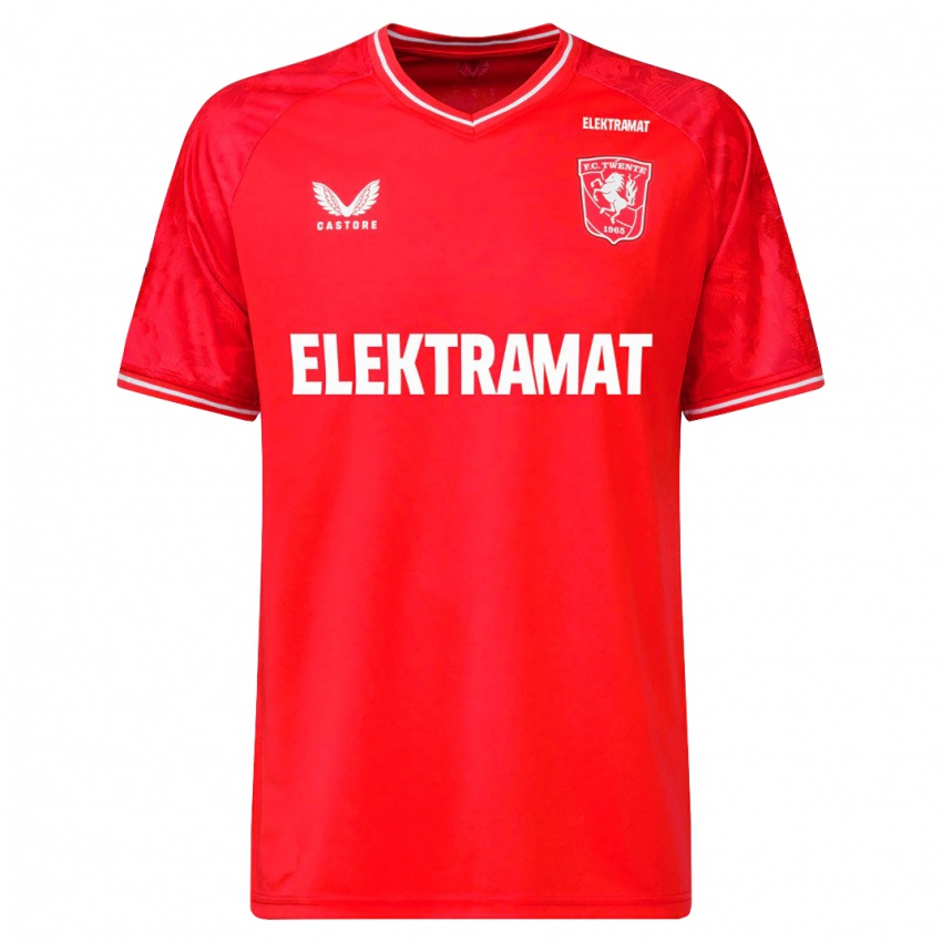 Hombre Camiseta Danique Kerkdijk #3 Rojo 1ª Equipación 2023/24 La Camisa Perú