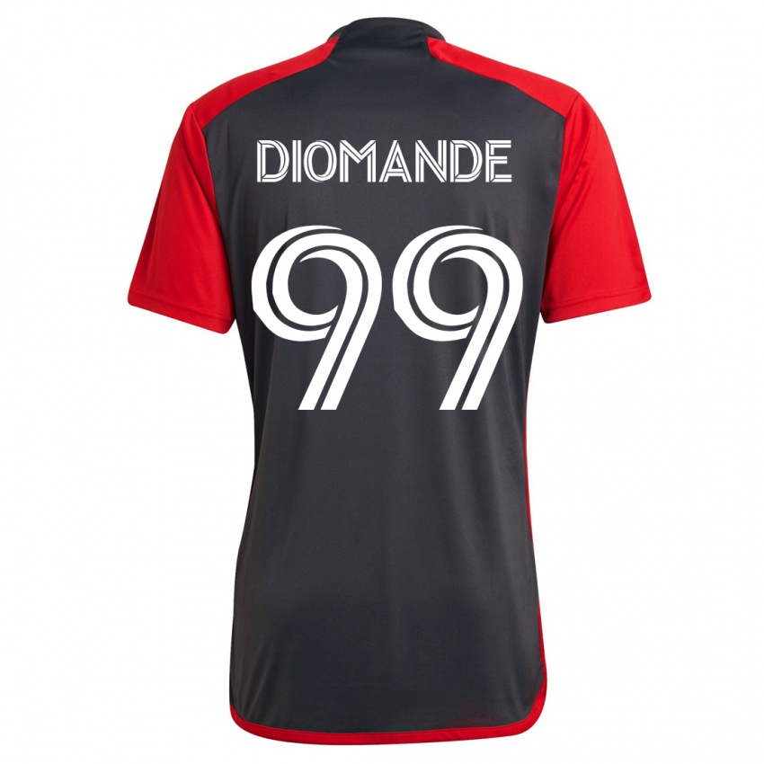 Hombre Camiseta Adama Diomande #99 Gris 1ª Equipación 2023/24 La Camisa Perú