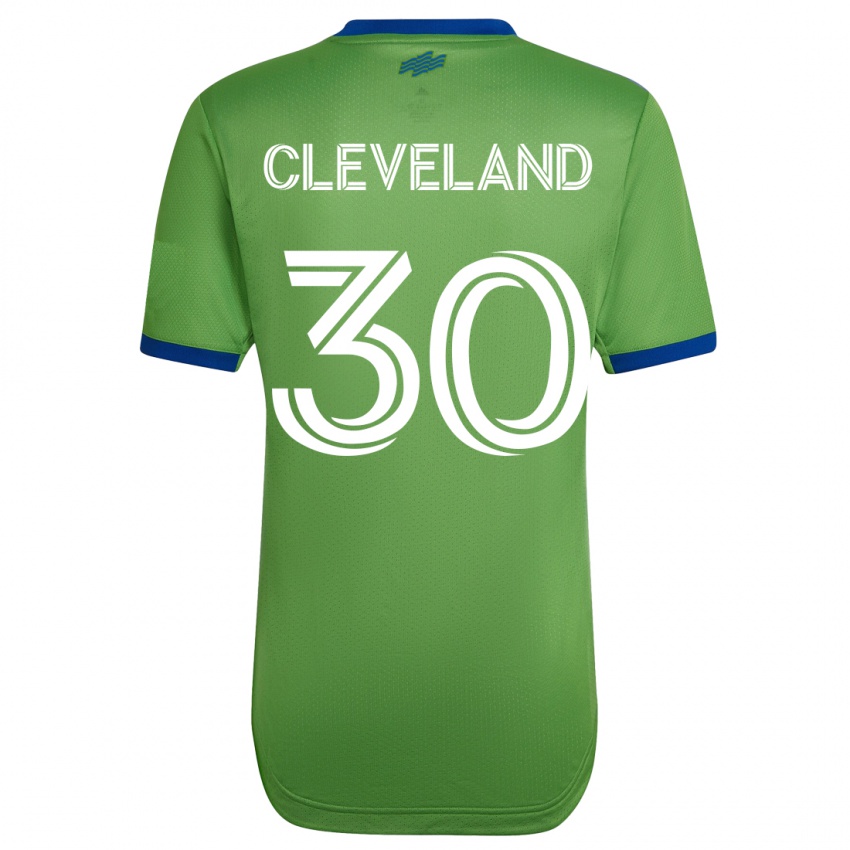 Hombre Camiseta Stefan Cleveland #30 Verde 1ª Equipación 2023/24 La Camisa Perú