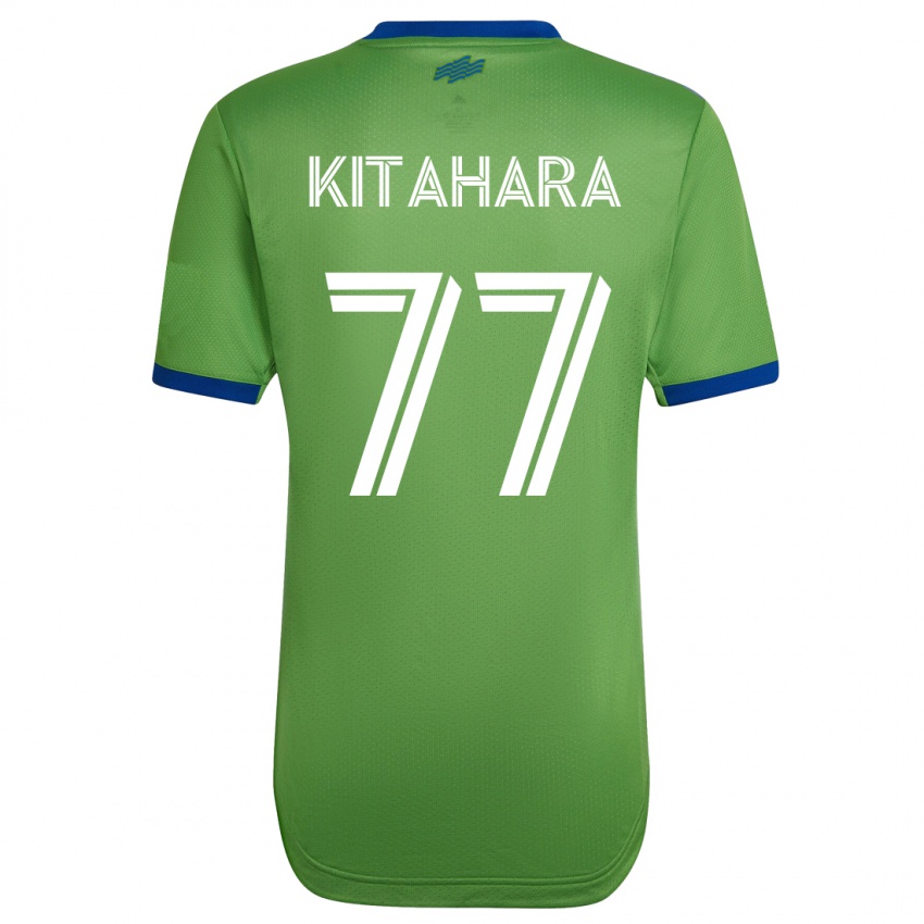 Hombre Camiseta Sota Kitahara #77 Verde 1ª Equipación 2023/24 La Camisa Perú