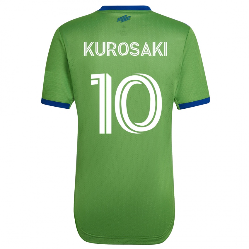 Hombre Camiseta Yuuka Kurosaki #10 Verde 1ª Equipación 2023/24 La Camisa Perú