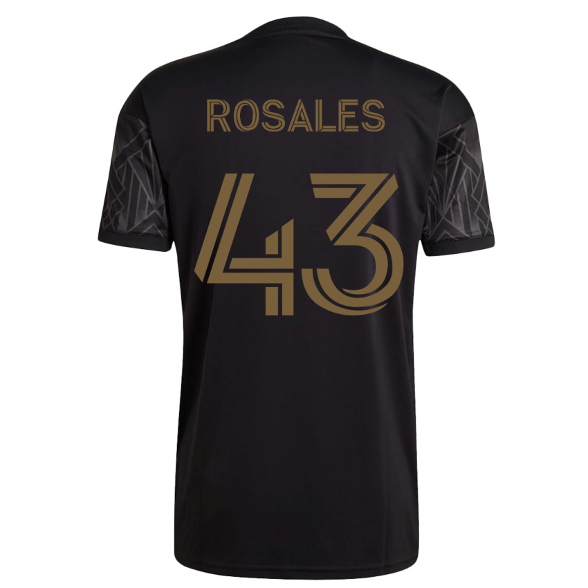 Hombre Camiseta Diego Rosales #43 Negro 1ª Equipación 2023/24 La Camisa Perú