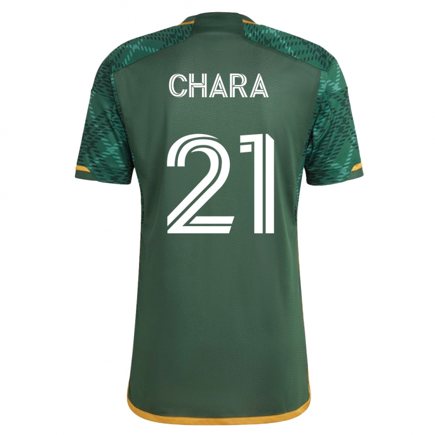 Hombre Camiseta Diego Chará #21 Verde 1ª Equipación 2023/24 La Camisa Perú