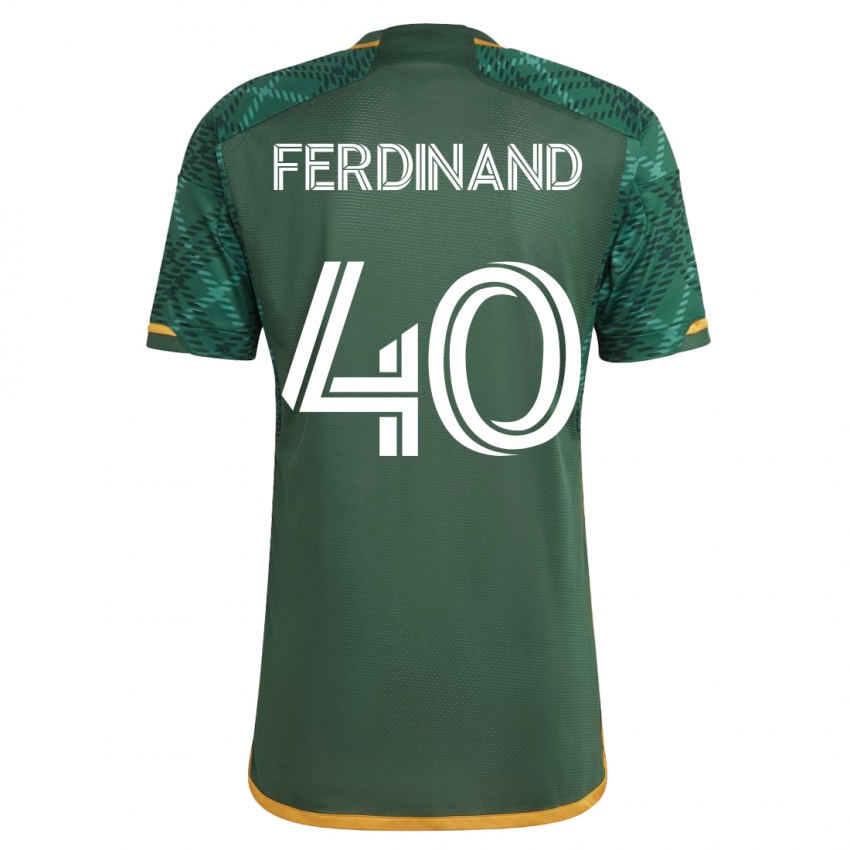 Hombre Camiseta Keesean Ferdinand #40 Verde 1ª Equipación 2023/24 La Camisa Perú