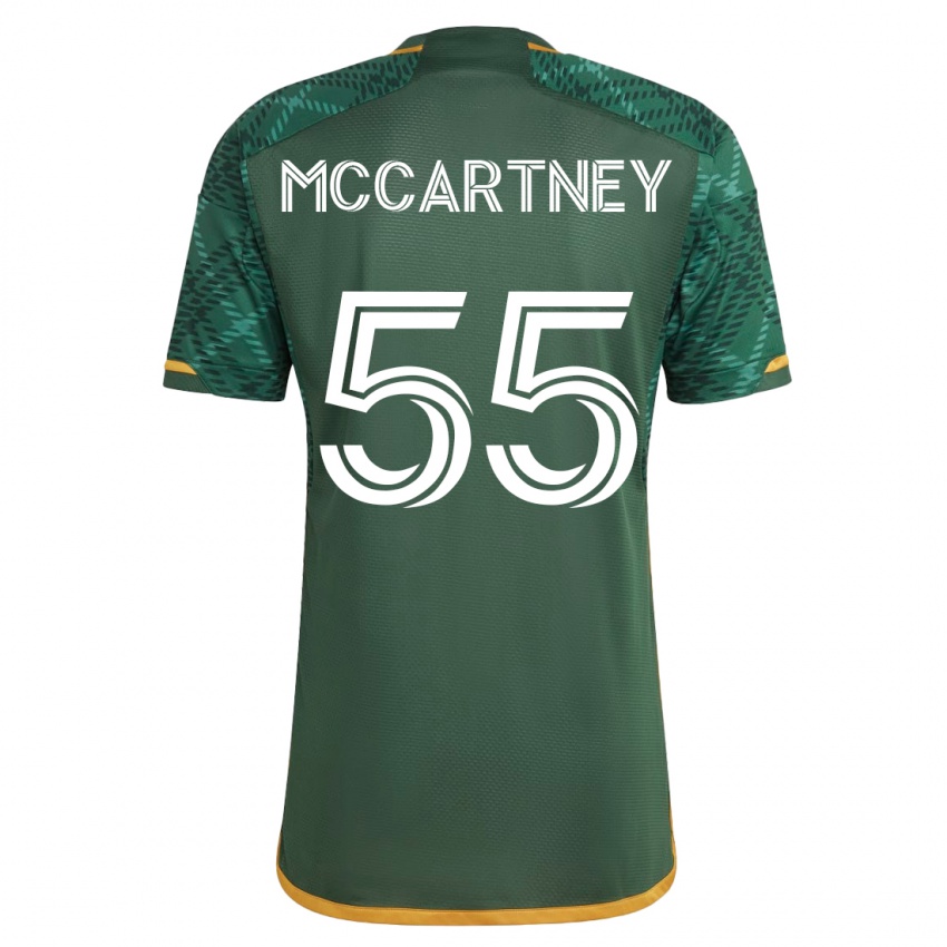 Hombre Camiseta Dawson Mccartney #55 Verde 1ª Equipación 2023/24 La Camisa Perú