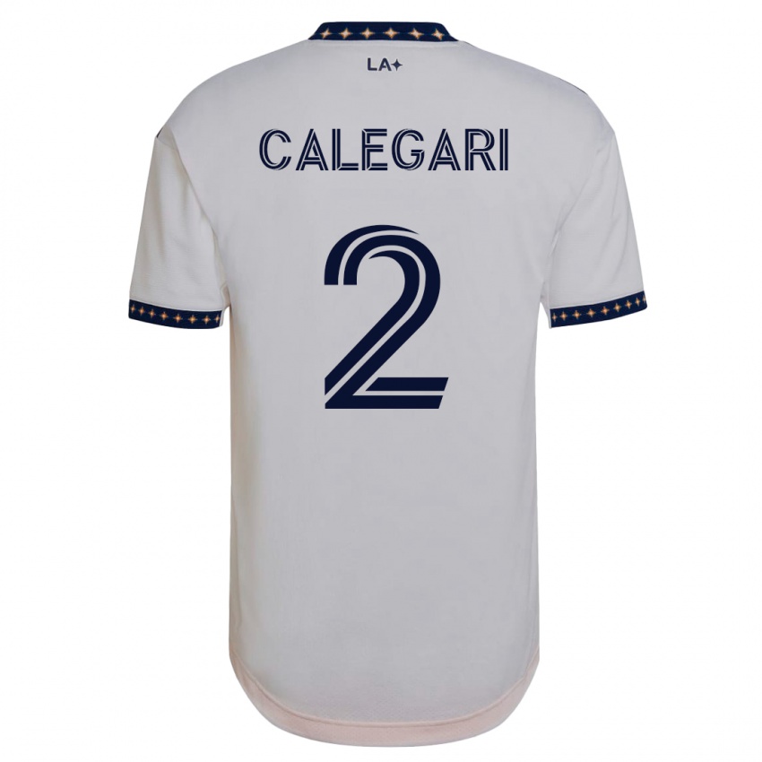 Hombre Camiseta Calegari #2 Blanco 1ª Equipación 2023/24 La Camisa Perú