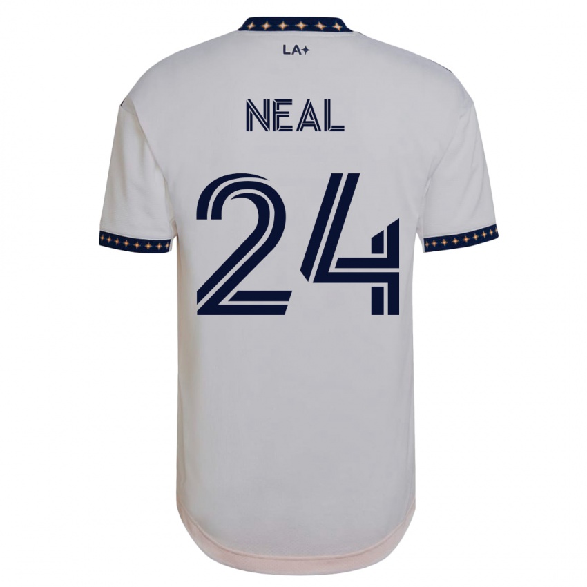 Hombre Camiseta Jalen Neal #24 Blanco 1ª Equipación 2023/24 La Camisa Perú