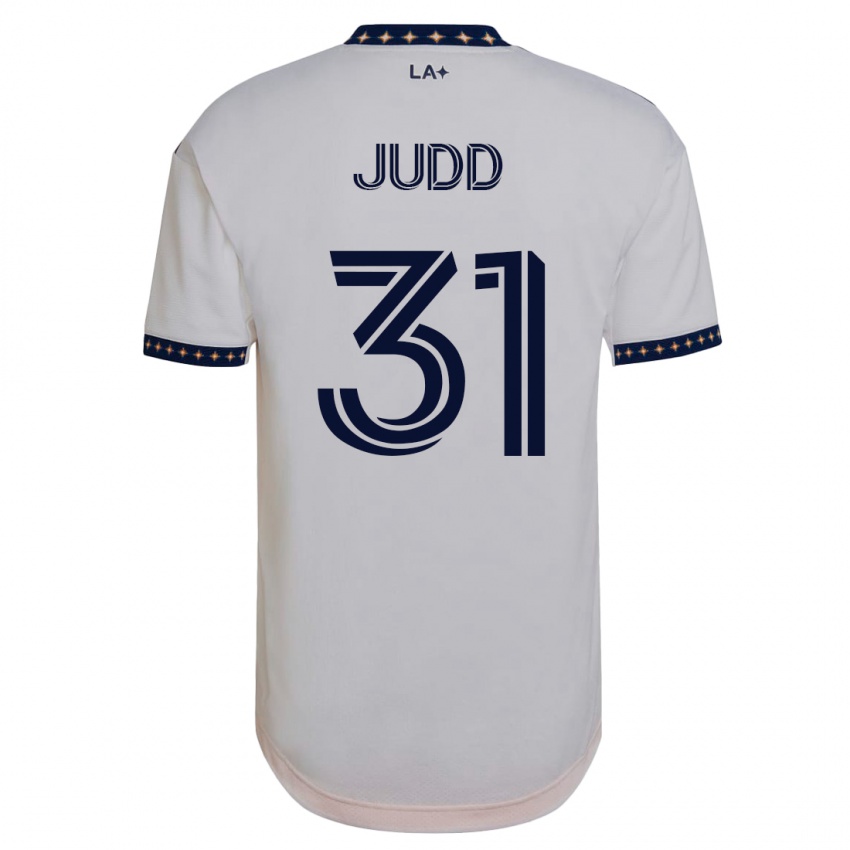 Hombre Camiseta Preston Judd #31 Blanco 1ª Equipación 2023/24 La Camisa Perú