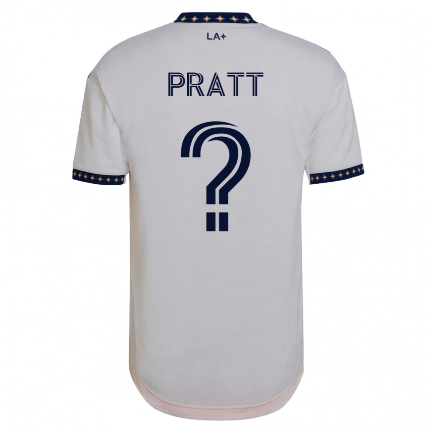 Hombre Camiseta Owen Pratt #0 Blanco 1ª Equipación 2023/24 La Camisa Perú