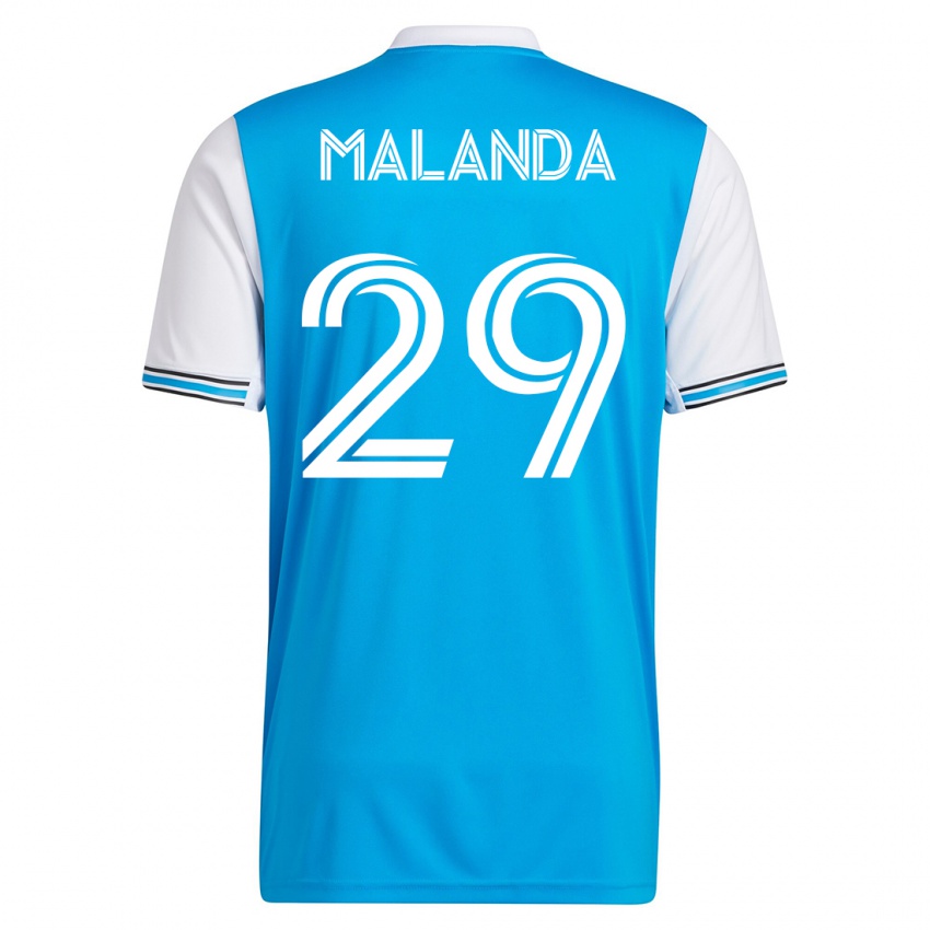 Hombre Camiseta Adilson Malanda #29 Azul 1ª Equipación 2023/24 La Camisa Perú