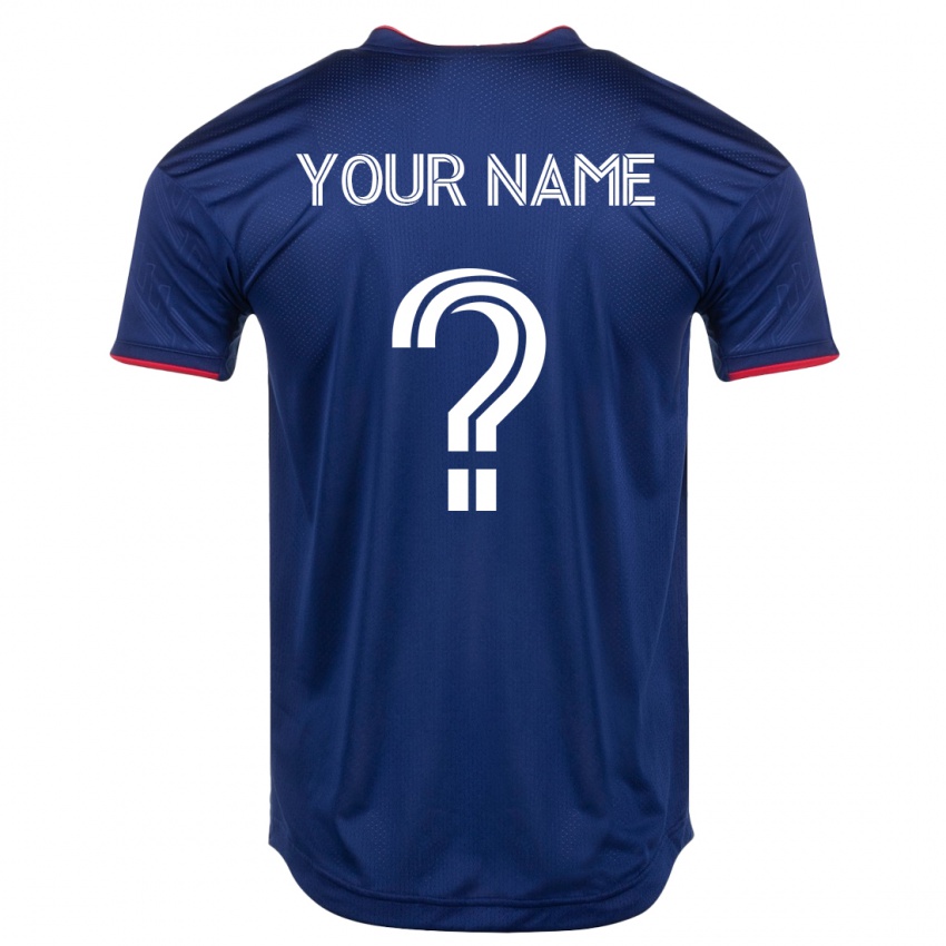 Hombre Camiseta Su Nombre #0 Armada 1ª Equipación 2023/24 La Camisa Perú