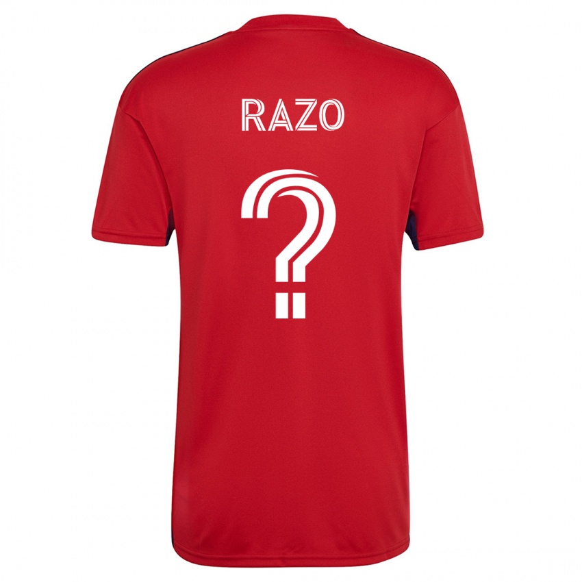 Hombre Camiseta Edgar Razo #0 Rojo 1ª Equipación 2023/24 La Camisa Perú