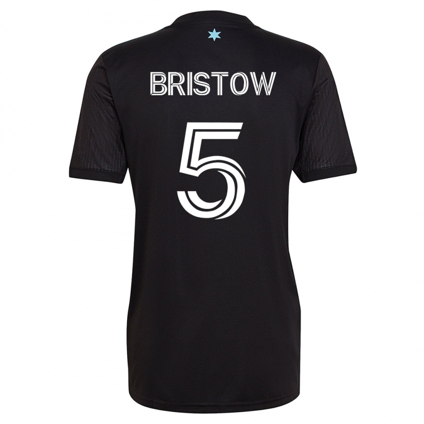 Hombre Camiseta Ethan Bristow #5 Negro 1ª Equipación 2023/24 La Camisa Perú