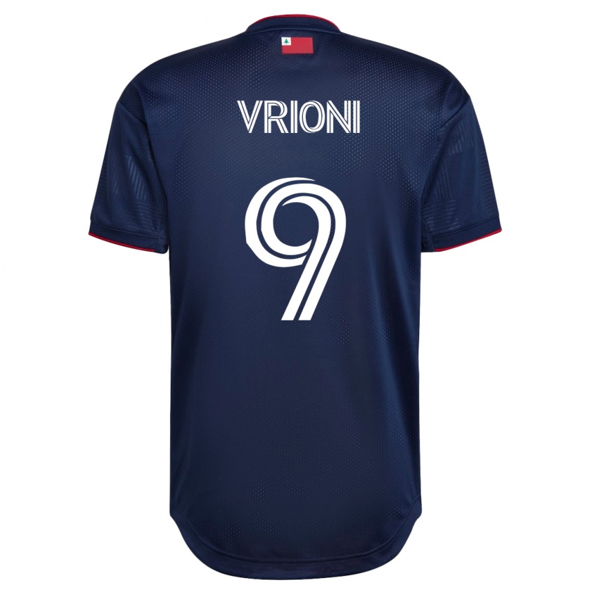Hombre Camiseta Giacomo Vrioni #9 Armada 1ª Equipación 2023/24 La Camisa Perú