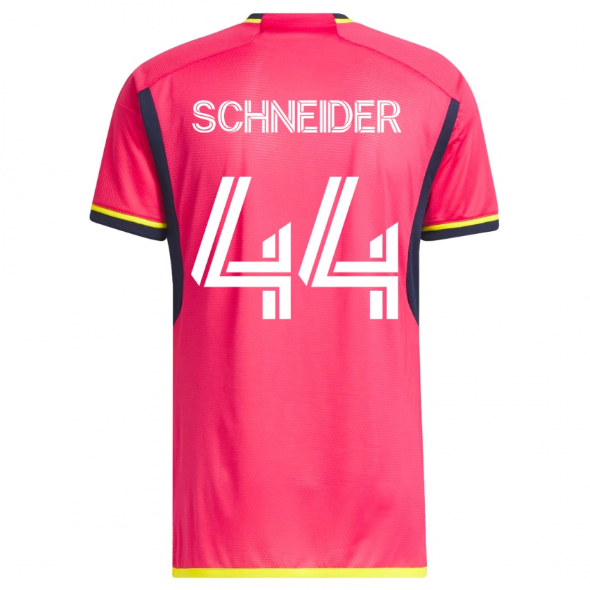 Hombre Camiseta Max Schneider #44 Rosa 1ª Equipación 2023/24 La Camisa Perú