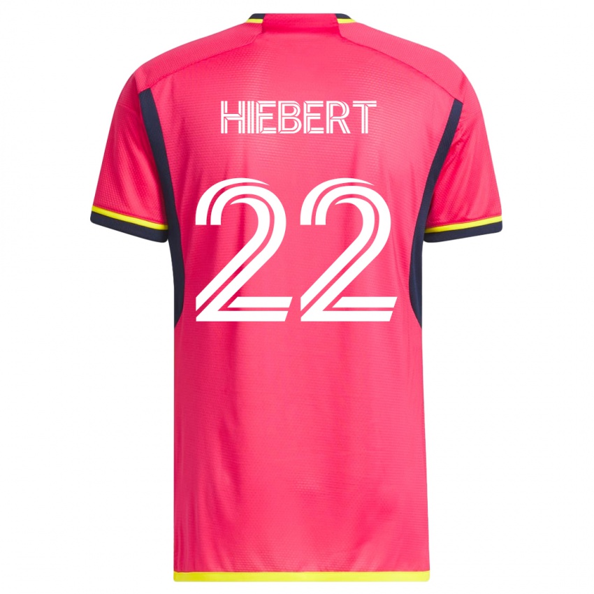 Hombre Camiseta Kyle Hiebert #22 Rosa 1ª Equipación 2023/24 La Camisa Perú