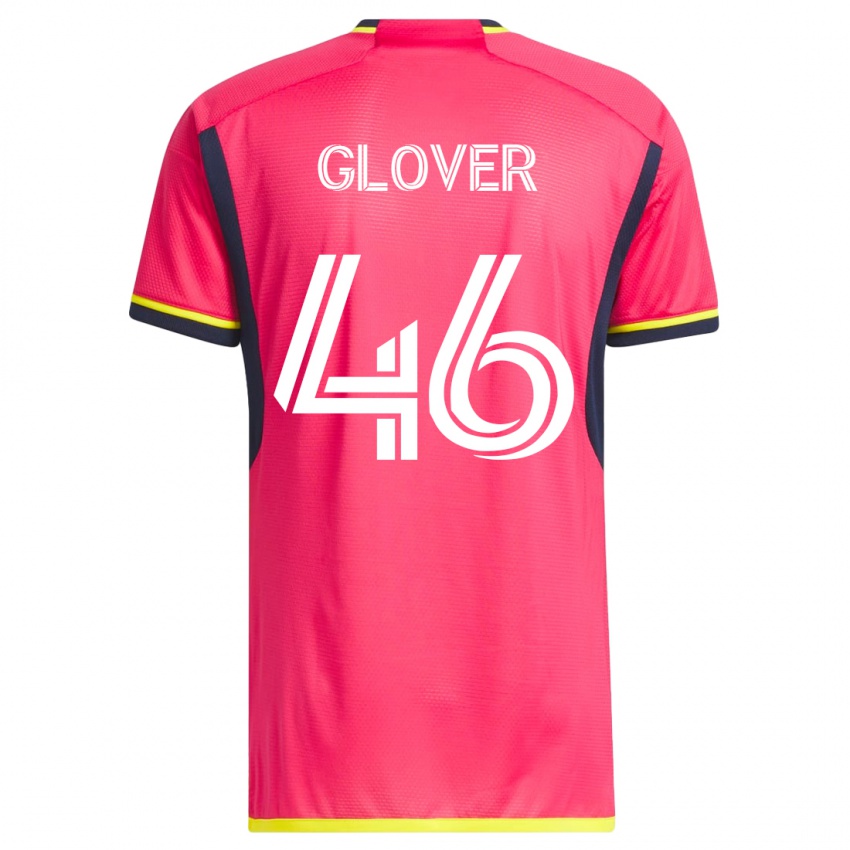 Hombre Camiseta Caden Glover #46 Rosa 1ª Equipación 2023/24 La Camisa Perú