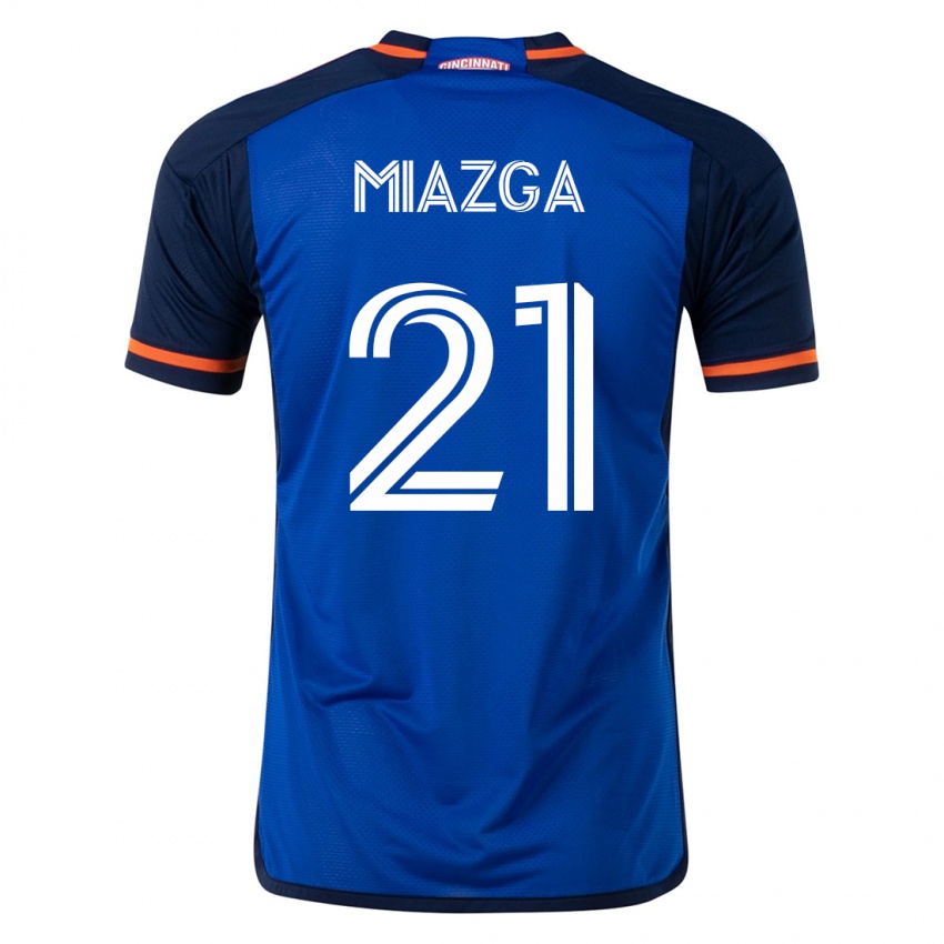 Hombre Camiseta Matt Miazga #21 Azul 1ª Equipación 2023/24 La Camisa Perú