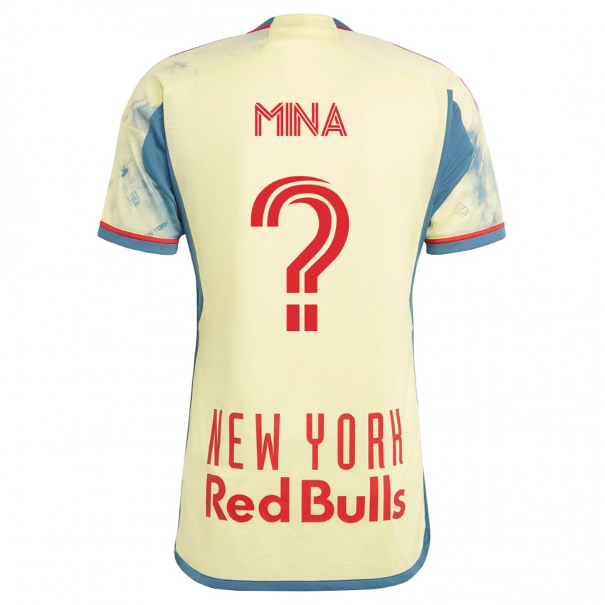 Hombre Camiseta Juan Mina #0 Amarillo 1ª Equipación 2023/24 La Camisa Perú
