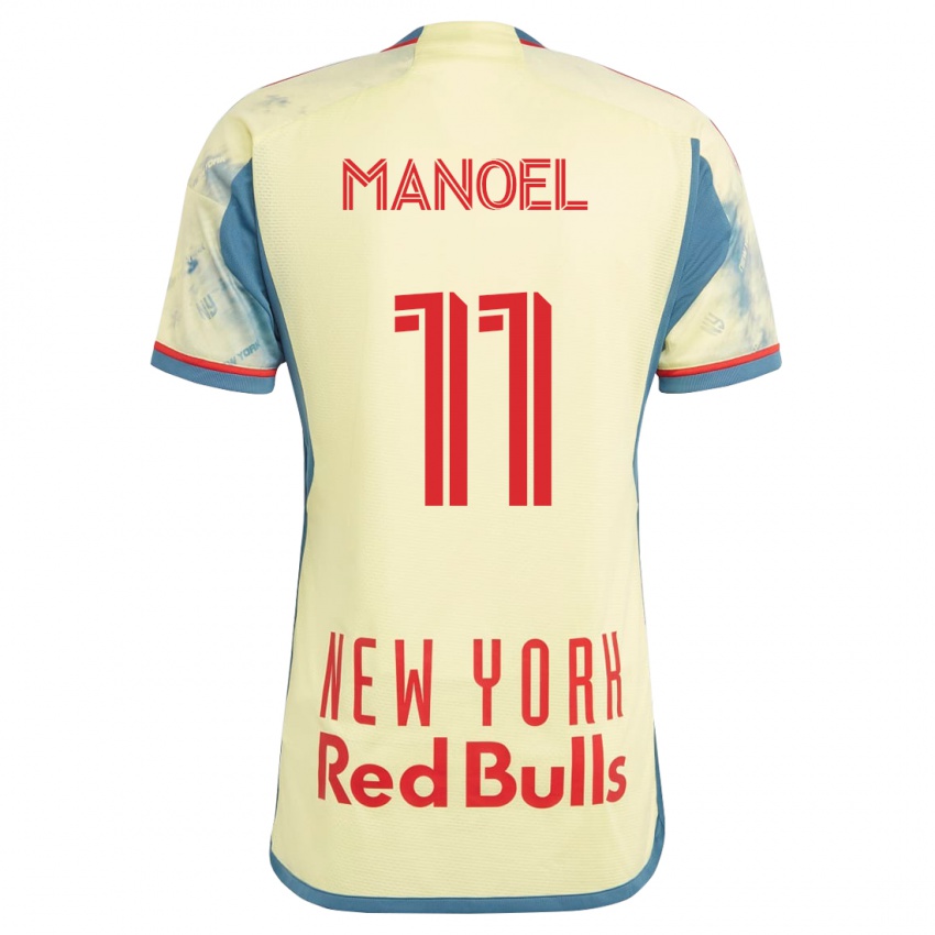 Hombre Camiseta Elias Manoel #11 Amarillo 1ª Equipación 2023/24 La Camisa Perú