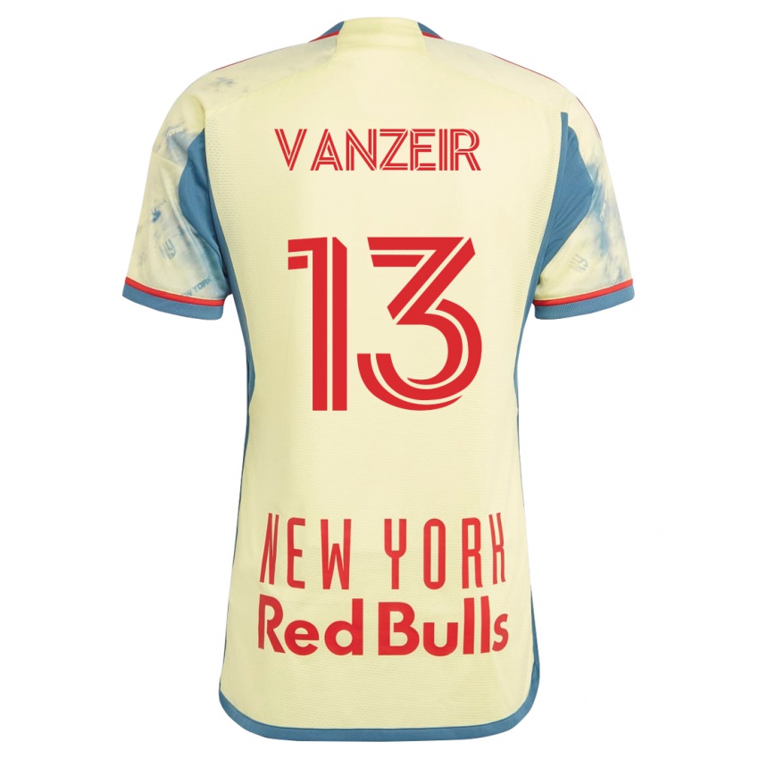Hombre Camiseta Dante Vanzeir #13 Amarillo 1ª Equipación 2023/24 La Camisa Perú