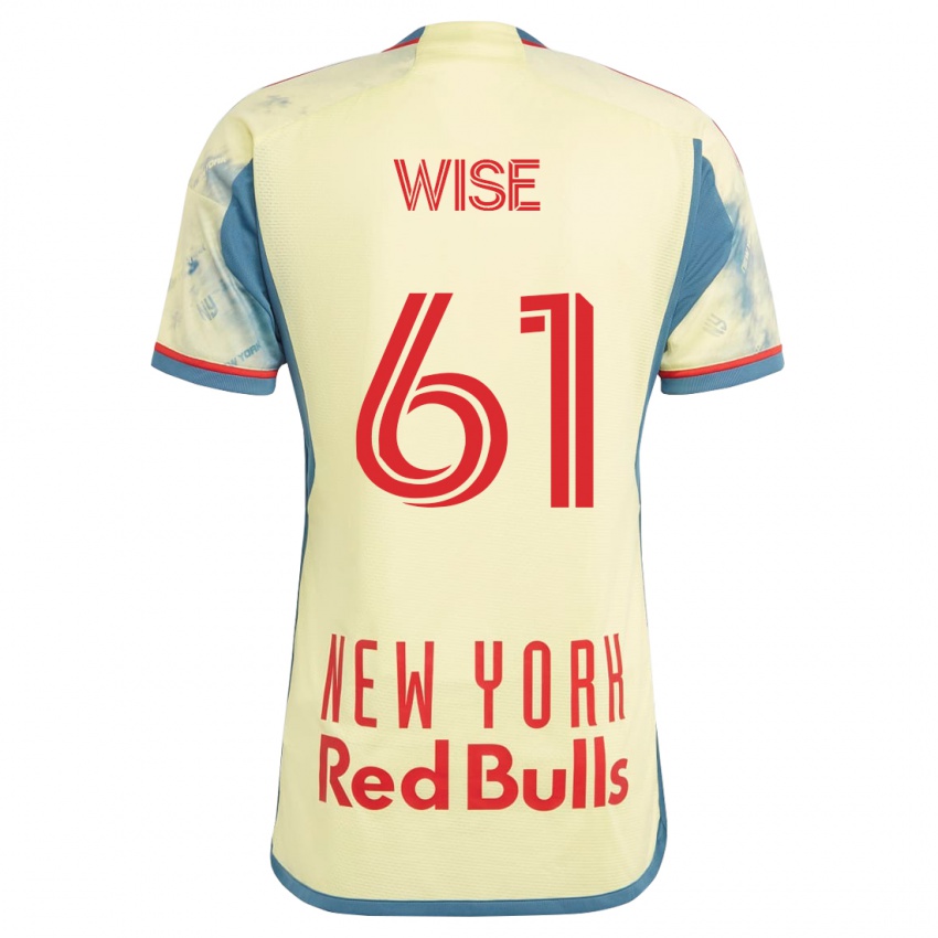 Hombre Camiseta Henry Wise #61 Amarillo 1ª Equipación 2023/24 La Camisa Perú