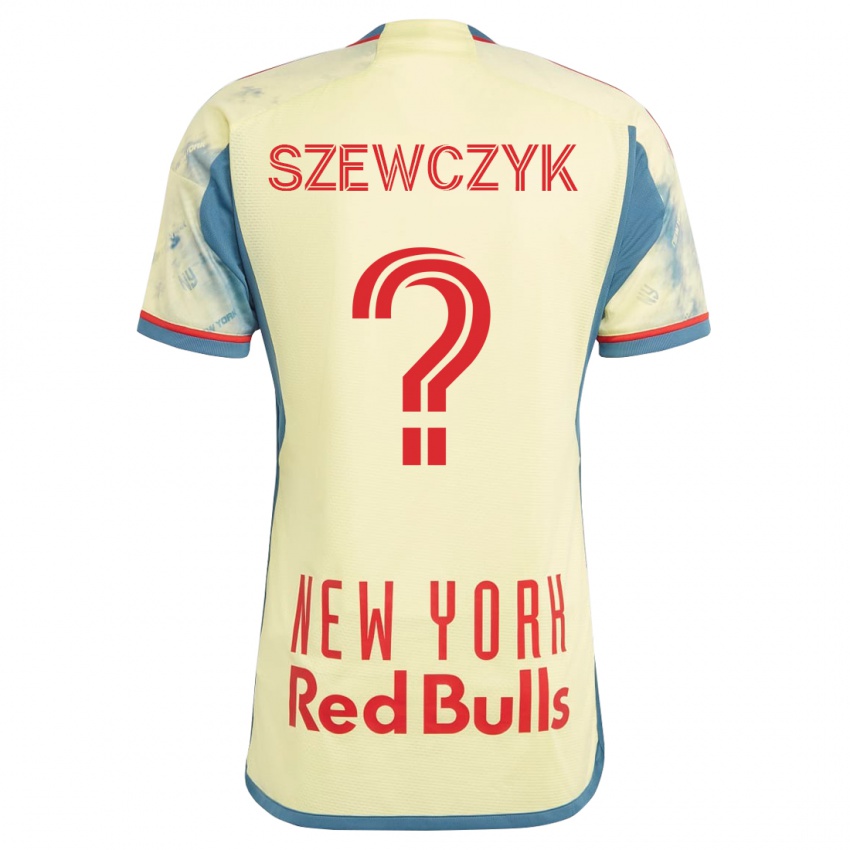 Hombre Camiseta Tobias Szewczyk #0 Amarillo 1ª Equipación 2023/24 La Camisa Perú