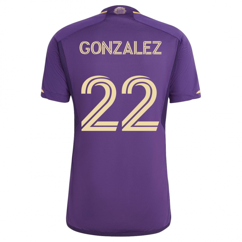Hombre Camiseta Gastón González #22 Violeta 1ª Equipación 2023/24 La Camisa Perú