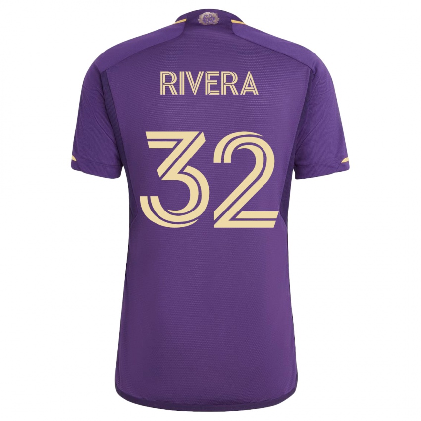 Hombre Camiseta Wilfredo Rivera #32 Violeta 1ª Equipación 2023/24 La Camisa Perú