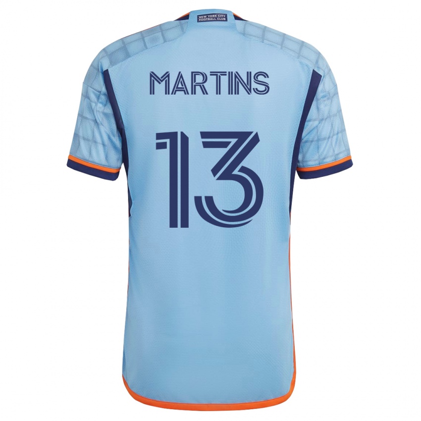 Hombre Camiseta Thiago Martins #13 Azul 1ª Equipación 2023/24 La Camisa Perú